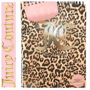 Juicy Couture Home JC Logo Leopord Print Sketchbook